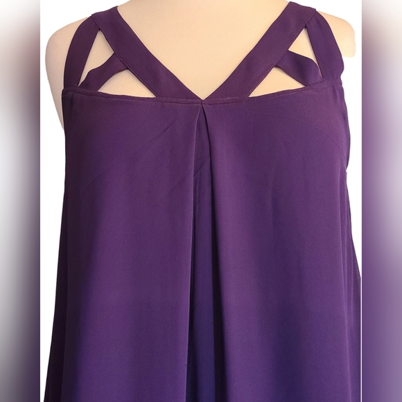 Peach Love California size S plum purple dress - Picture 2 of 9